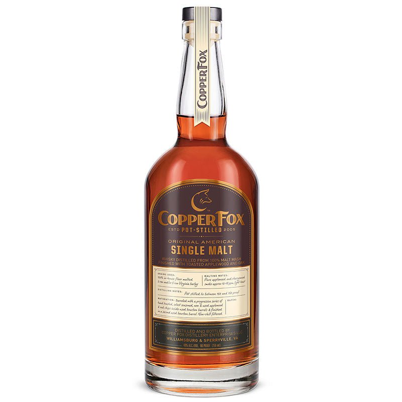 Copper Fox Single Malt Whiskey 750ml
