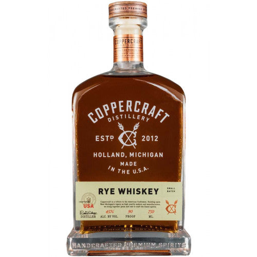 Coppercraft Distillery's Rye Whiskey