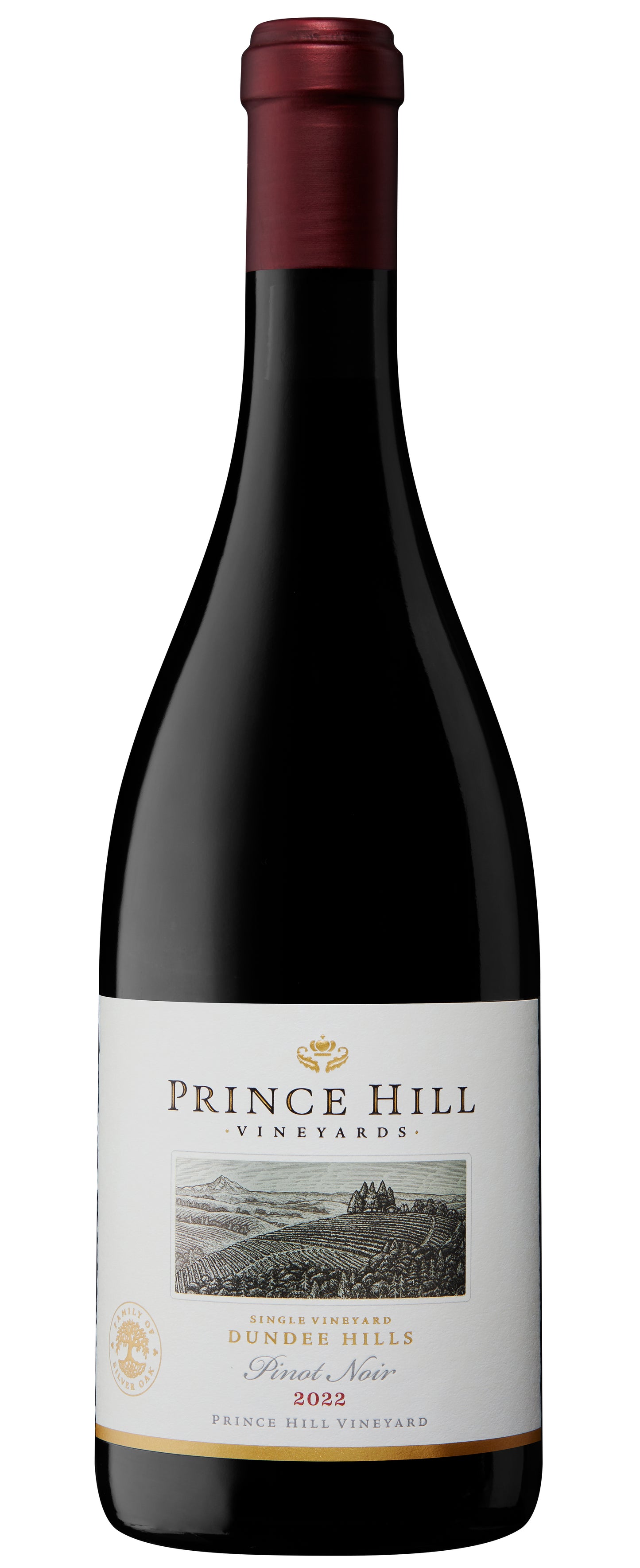 Prince Hill Vineyards Dundee Hills Single Vineyard Pinot Noir 2022  Front Bottle Shot