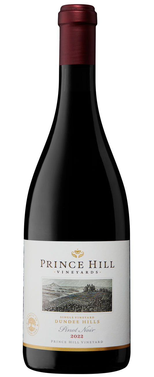 Prince Hill Vineyards Dundee Hills Single Vineyard Pinot Noir 2022  Front Bottle Shot