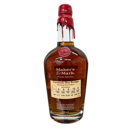 Maker's Mark SDBB "Coronado Bay Bridge" Barrel Pick 750ml