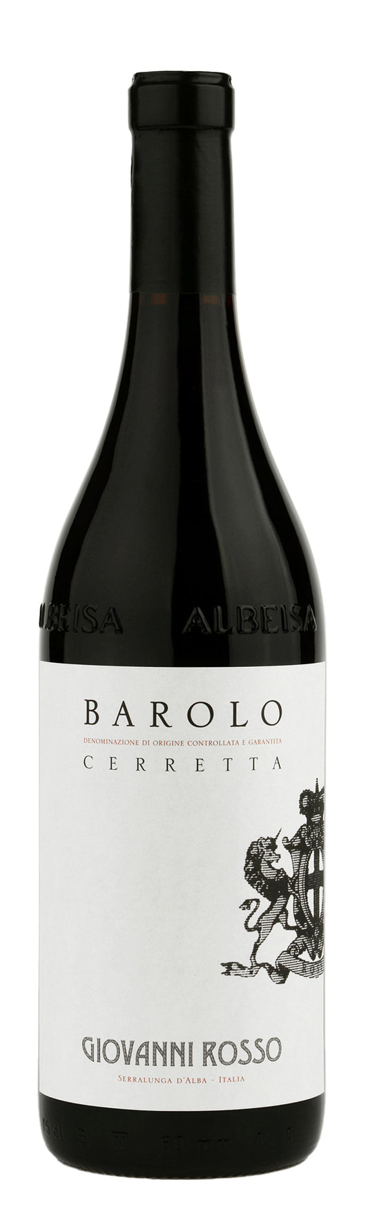 Giovanni Rosso Cerretta Barolo 2018  Front Bottle Shot