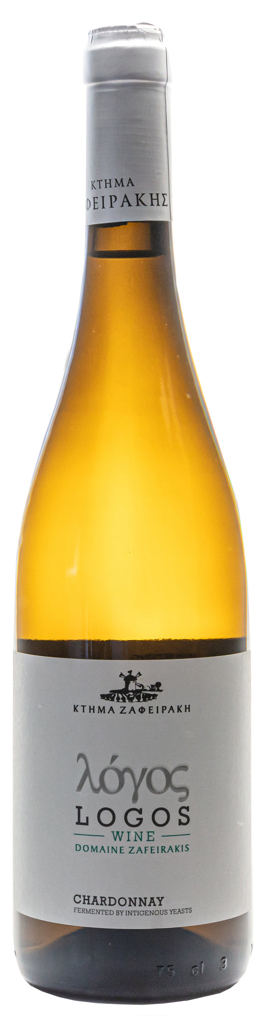 Domaine Zafeirakis Logos Chardonnay 2023  Front Bottle Shot