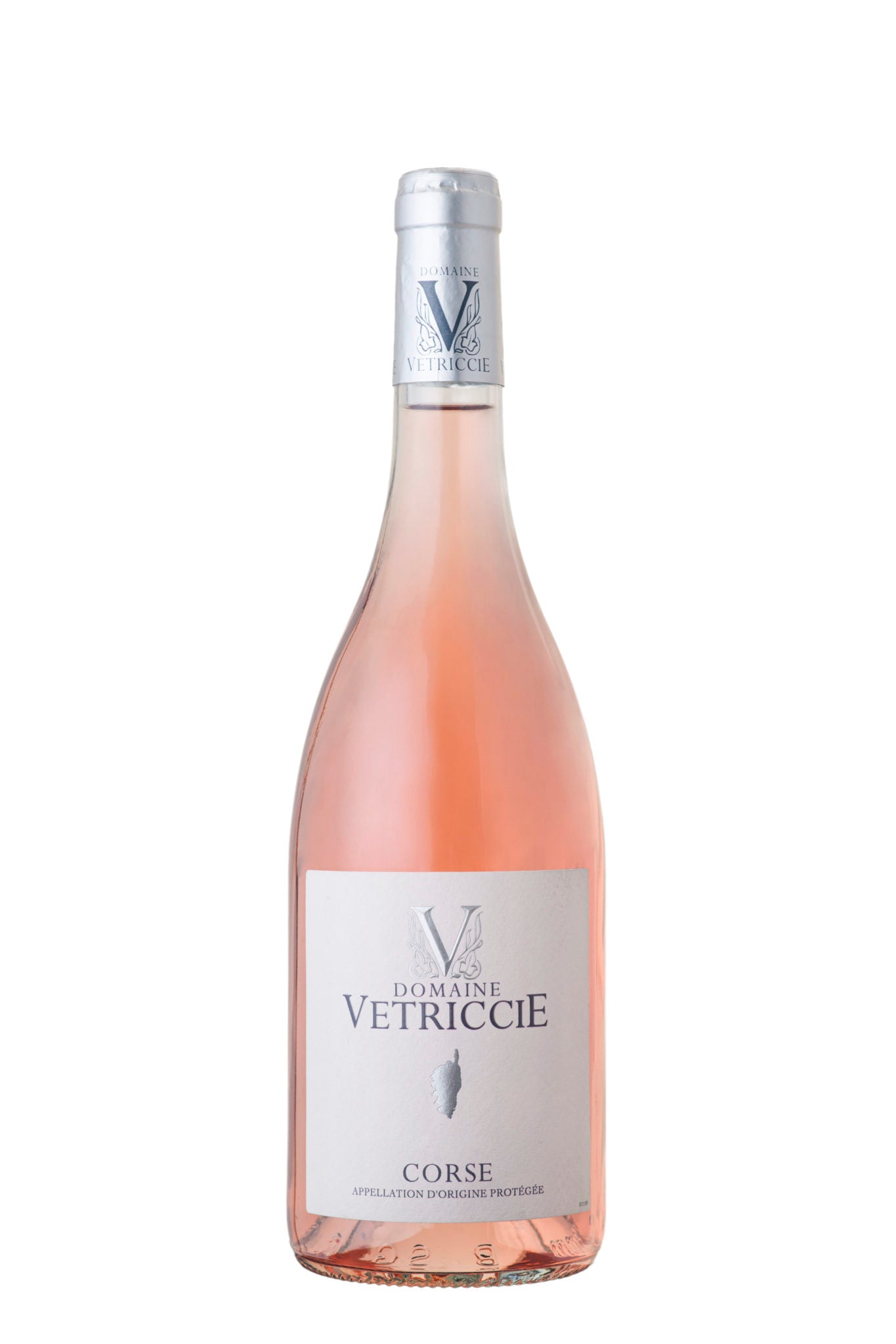 Domaine Vetriccie Corse Rose 2023  Front Bottle Shot