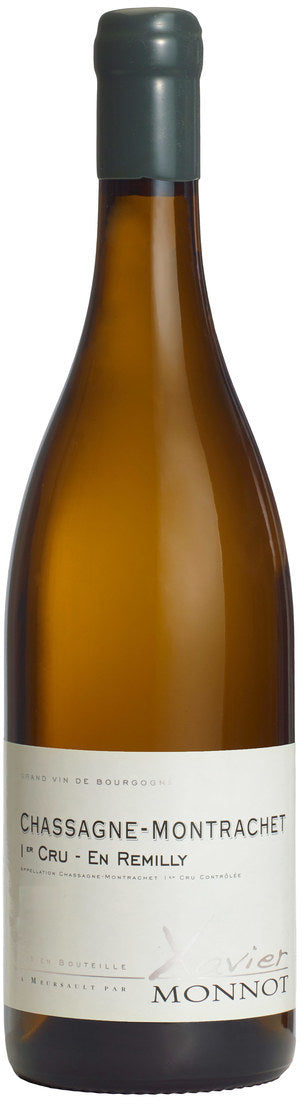 Xavier Monnot Chassagne-Montrachet En Remilly Premier Cru 2022  Front Bottle Shot