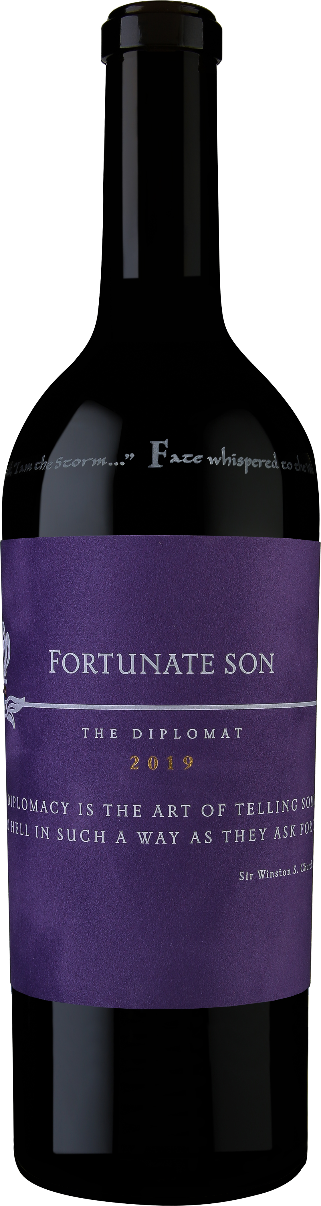 Fortunate Son The Diplomat 2019  Front Bottle Shot