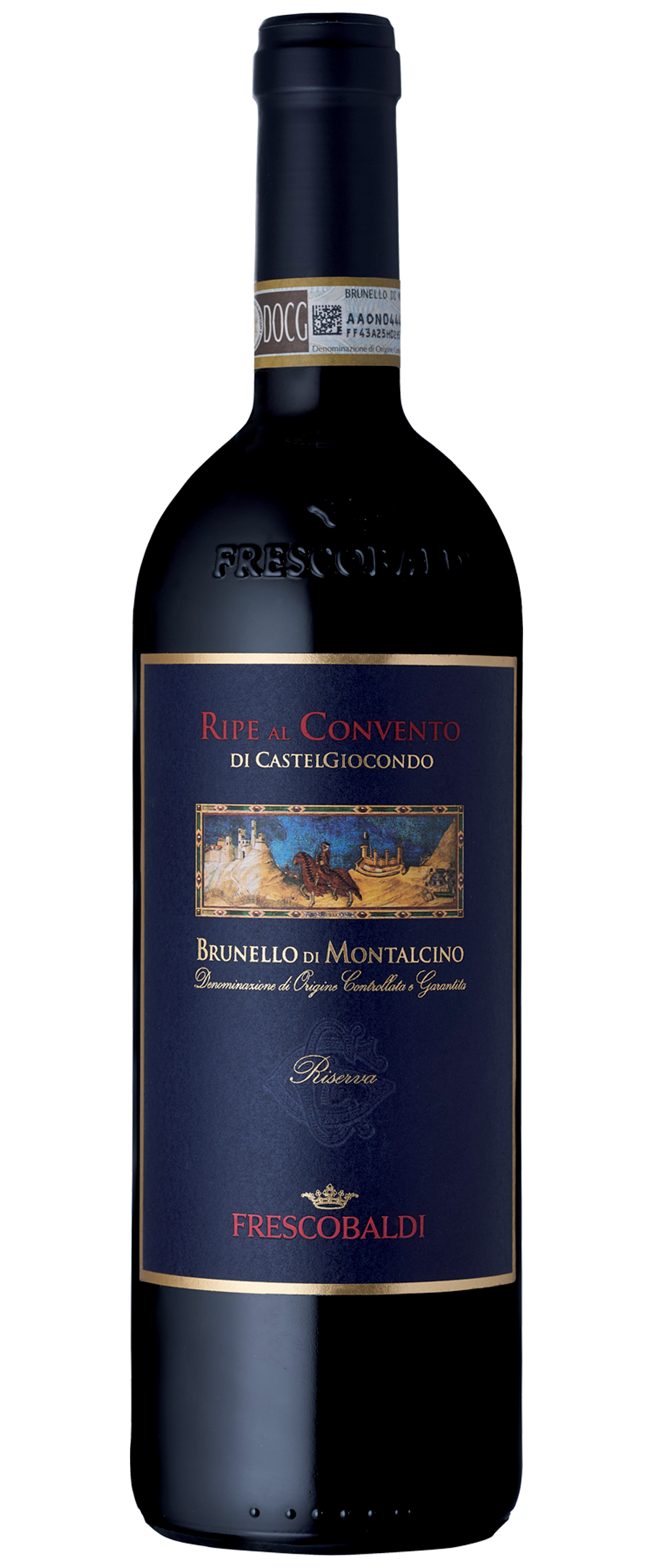 Frescobaldi CastelGiocondo Ripe di Convento Brunello di Montalcino Riserva 2019  Front Bottle Shot