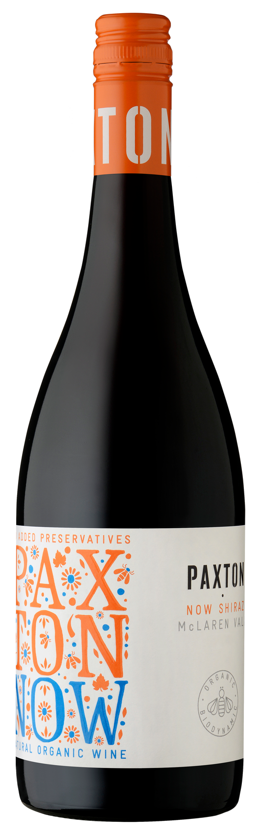 Paxton Vineyards NOW Shiraz 2021  Front Bottle Shot