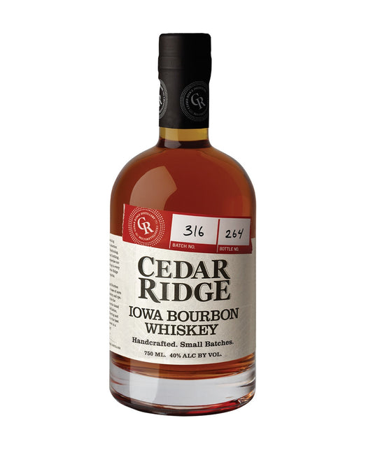CEDAR RIDGE IOWA BOURBON WHISKEY 750 ML