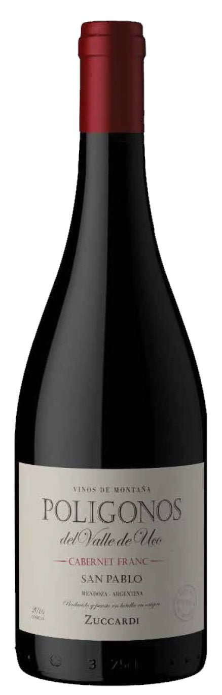 Zuccardi San Pablo Poligonos del Valle de Uco Cabernet Franc 2020  Front Bottle Shot