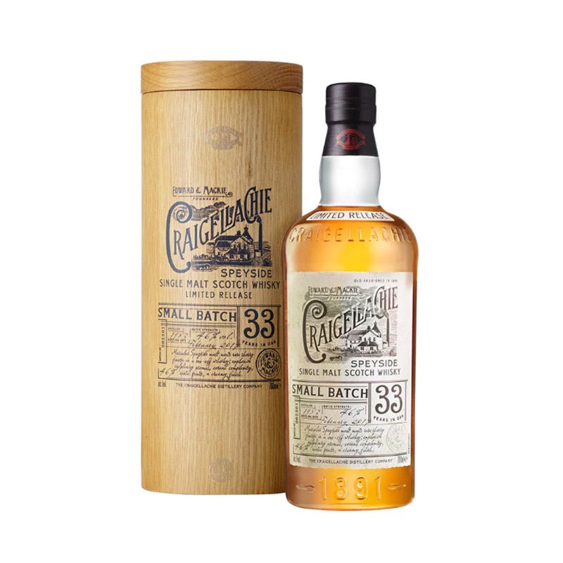 Craigellachie 33 Year Old Single Malt Whisky 750ml