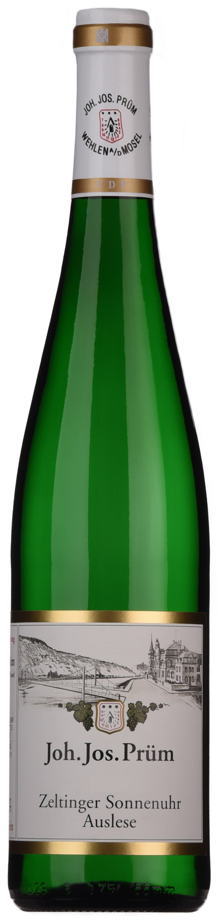 J.J. Prum Zeltinger Sonnenuhr Riesling Auslese 2023  Front Bottle Shot
