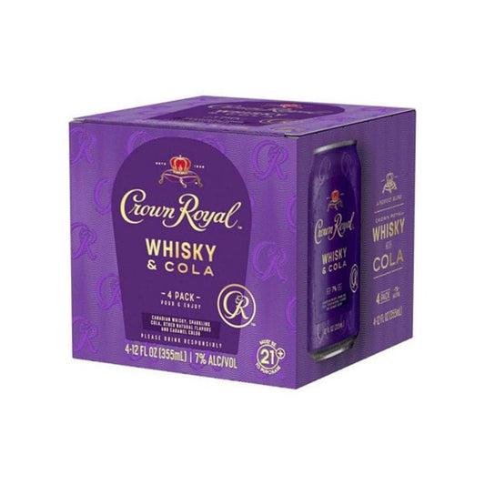 Crown Royal Whiskey & Cola 4/355ml
