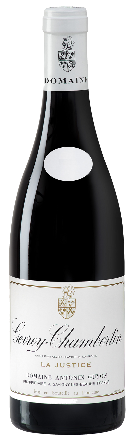 Domaine Antonin Guyon Gevrey-Chambertin La Justice 2021  Front Bottle Shot