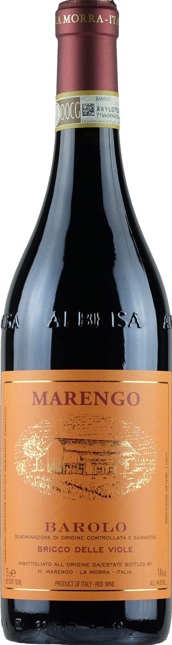 M. Marengo Barolo Bricco delle Viole 2020  Front Bottle Shot