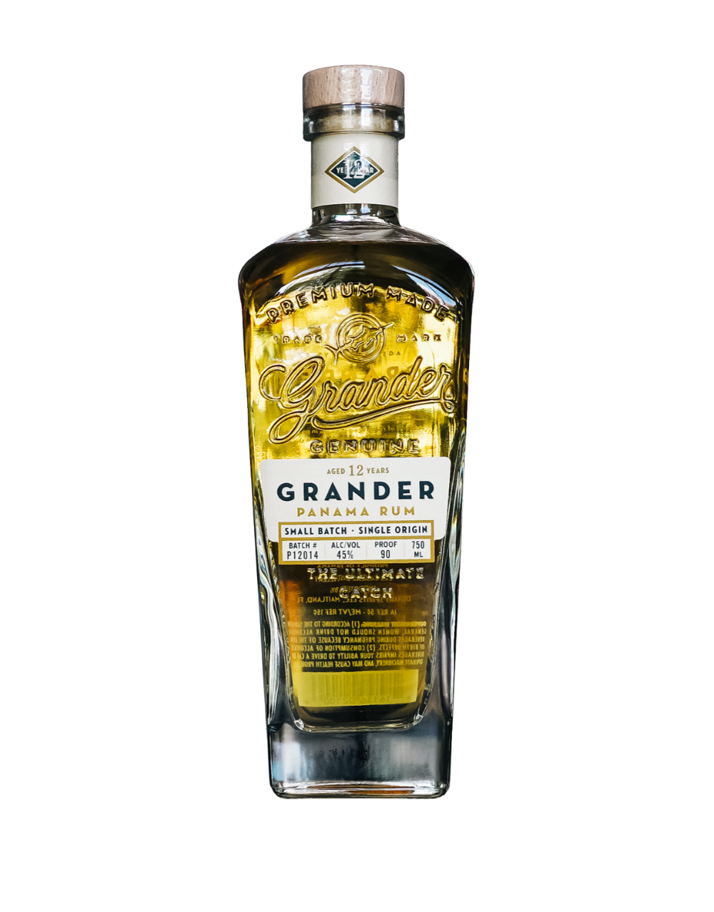 GRANDER RUM 12 YEAR OLD 750 ML