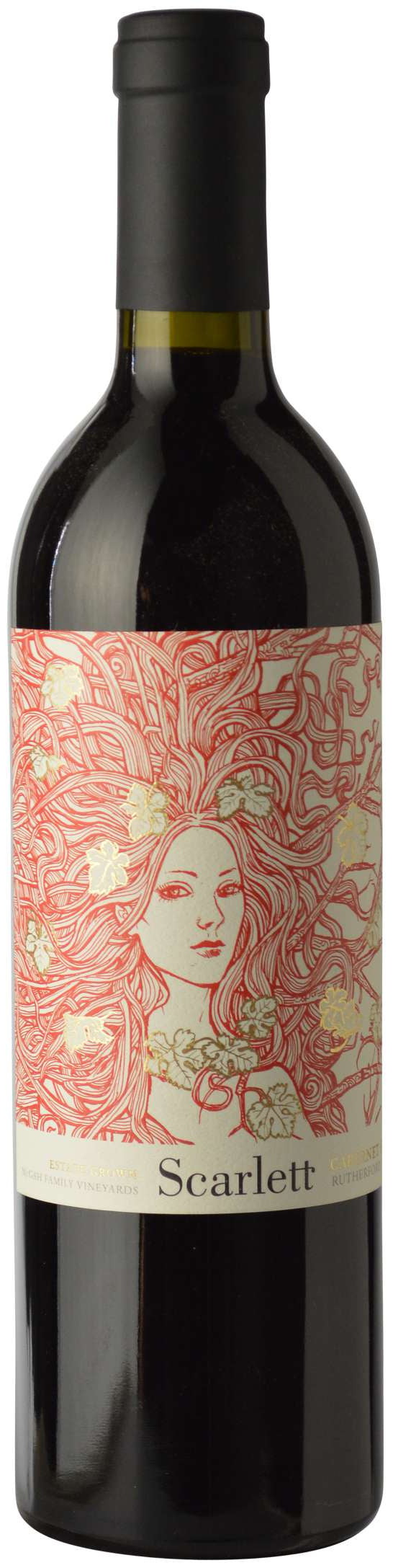 Scarlett McGah Family Vineyard Cabernet Sauvignon 2019  Front Bottle Shot