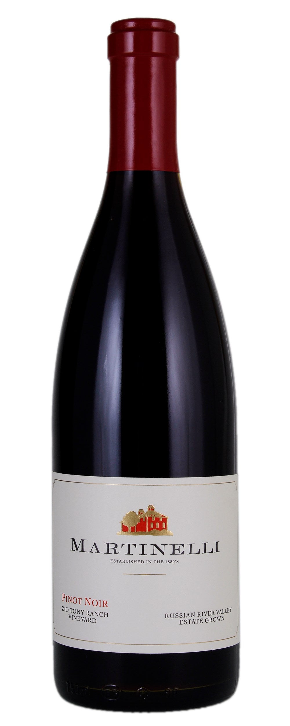 Martinelli Zio Tony Ranch Pinot Noir 2022  Front Bottle Shot