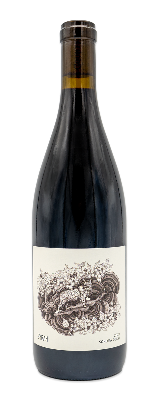 County Line Sonoma Coast Syrah 2021  Front Bottle Shot