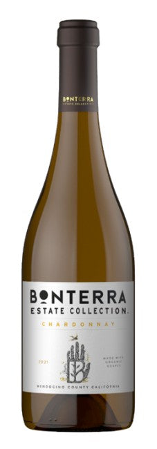Bonterra Estate Collection Chardonnay 2022  Front Bottle Shot