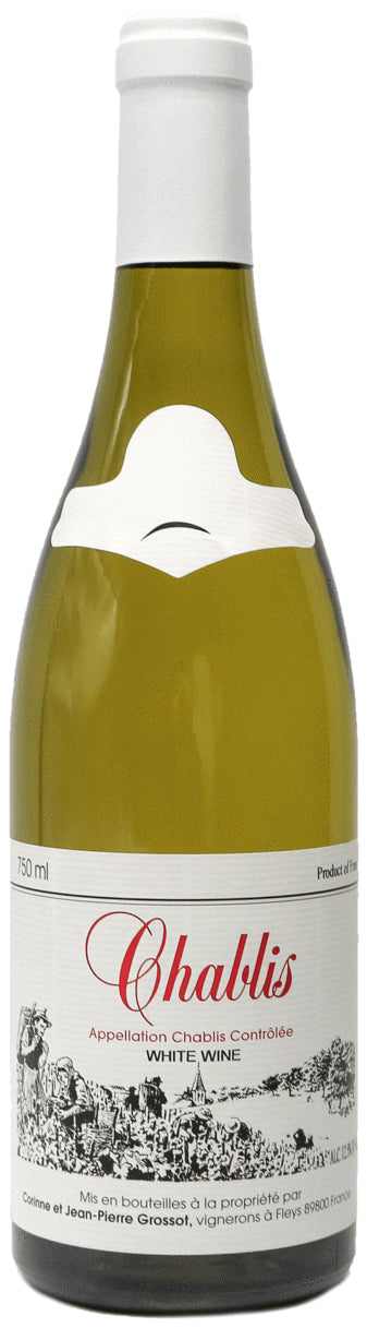 Grossot Chablis 2021  Front Bottle Shot