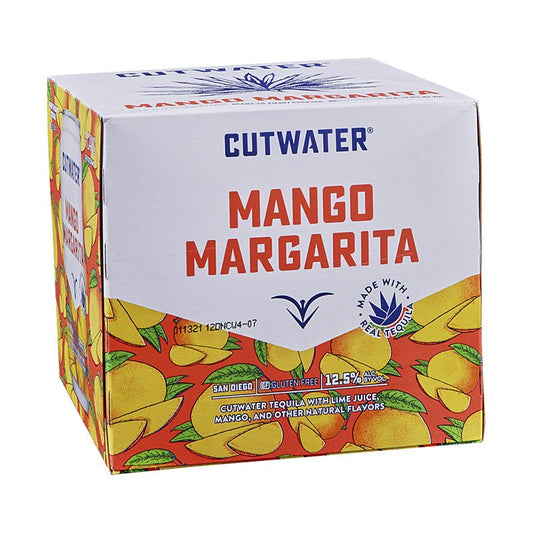 Cutwater Mango Margarita Tequila Cocktail 4/355ml