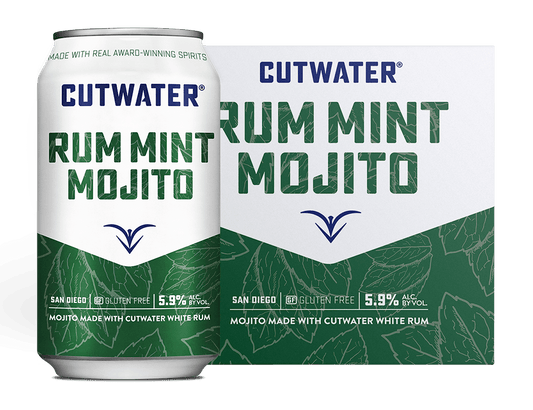 Cutwater Rum Mint Mojito Canned Cocktails (4 Pk)