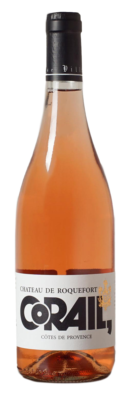 Chateau de Roquefort Corail Rose 2023  Front Bottle Shot