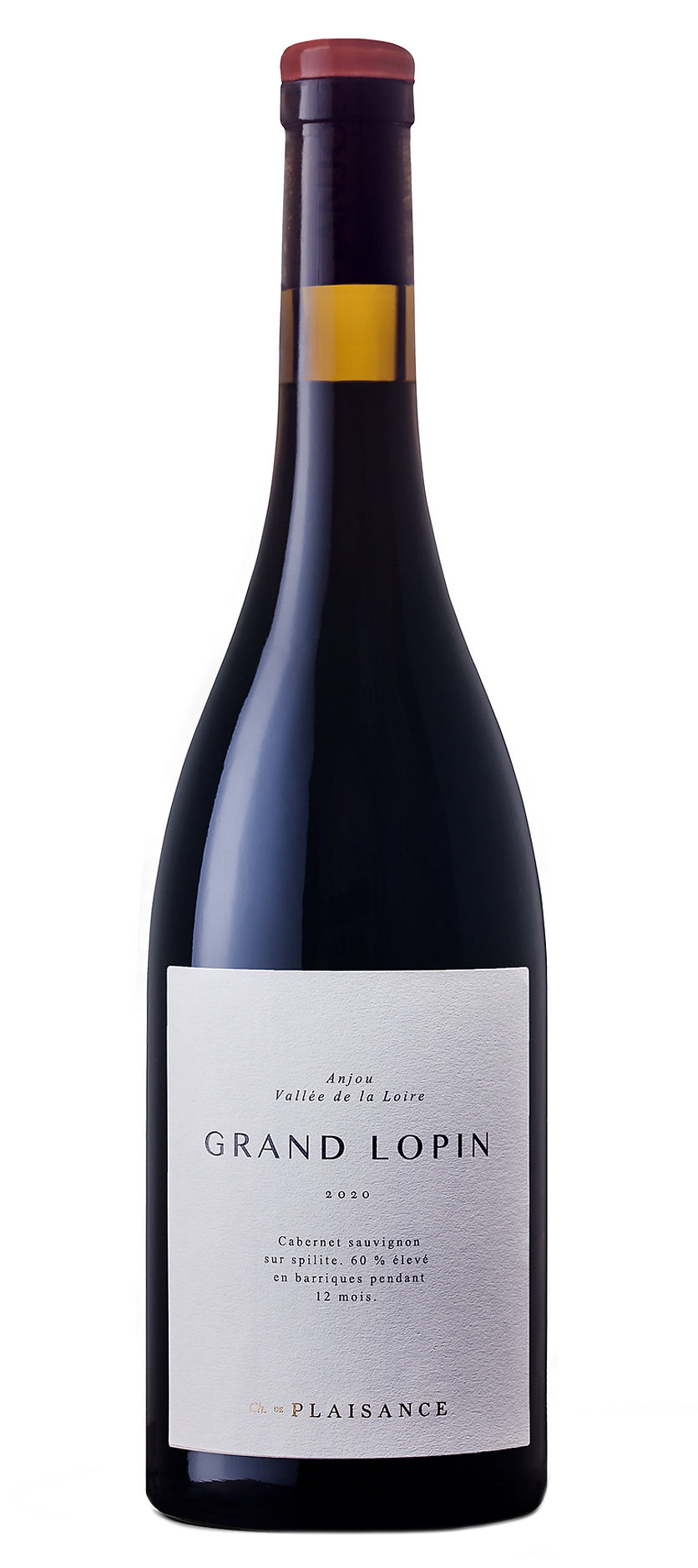 Chateau de Plaisance Anjou Grand Lopin Rouge 2020  Front Bottle Shot