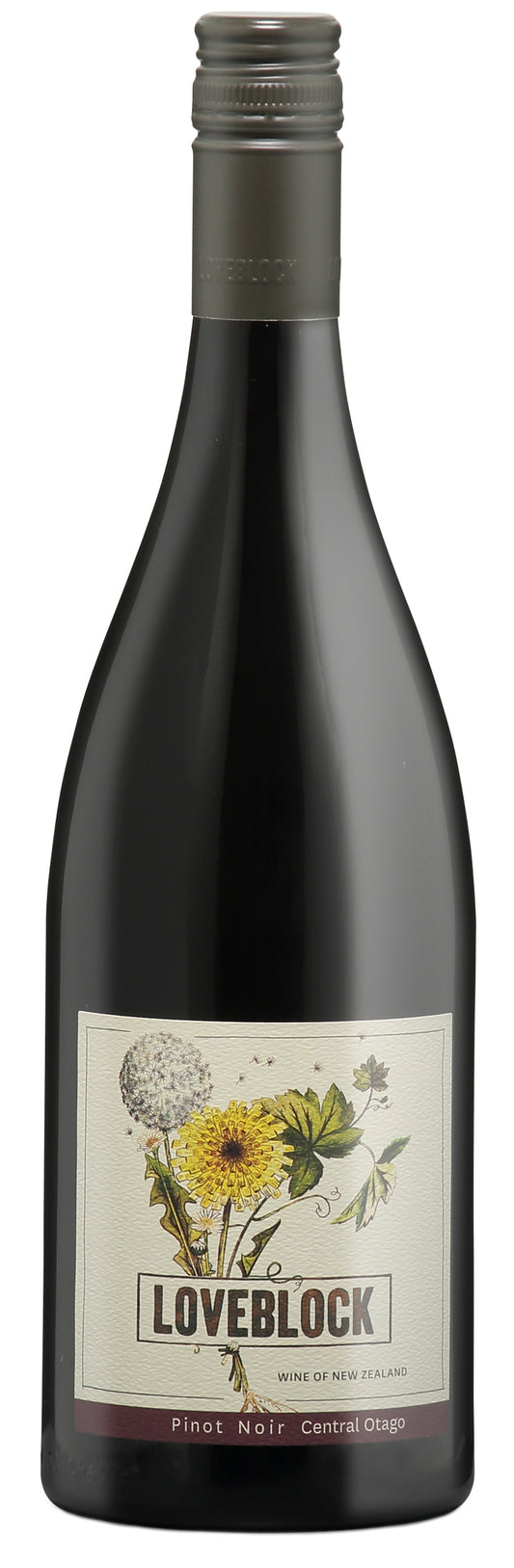 Loveblock Pinot Noir 2021  Front Bottle Shot
