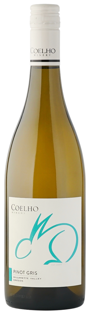 Coelho Winery Bunny Pinot Gris 2022  Front Bottle Shot