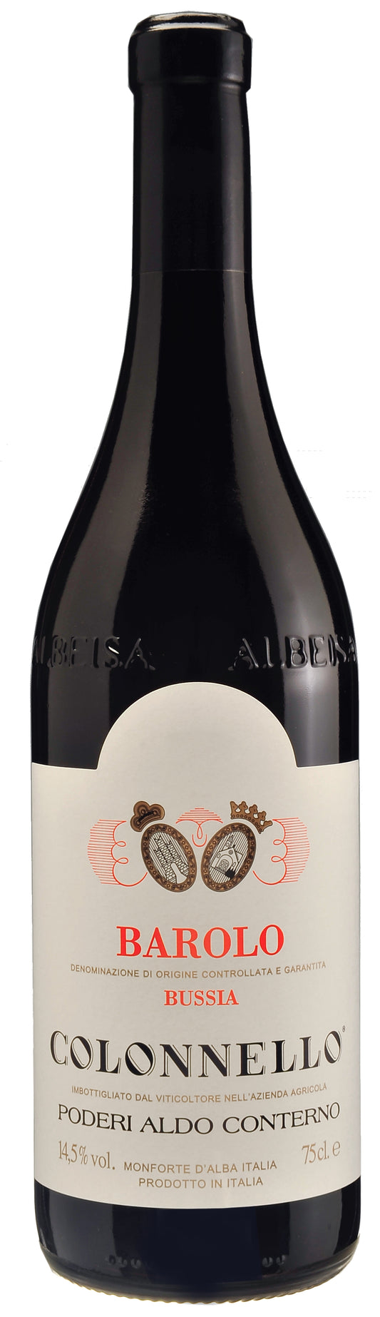 Aldo Conterno Colonnello Barolo 2020  Front Bottle Shot