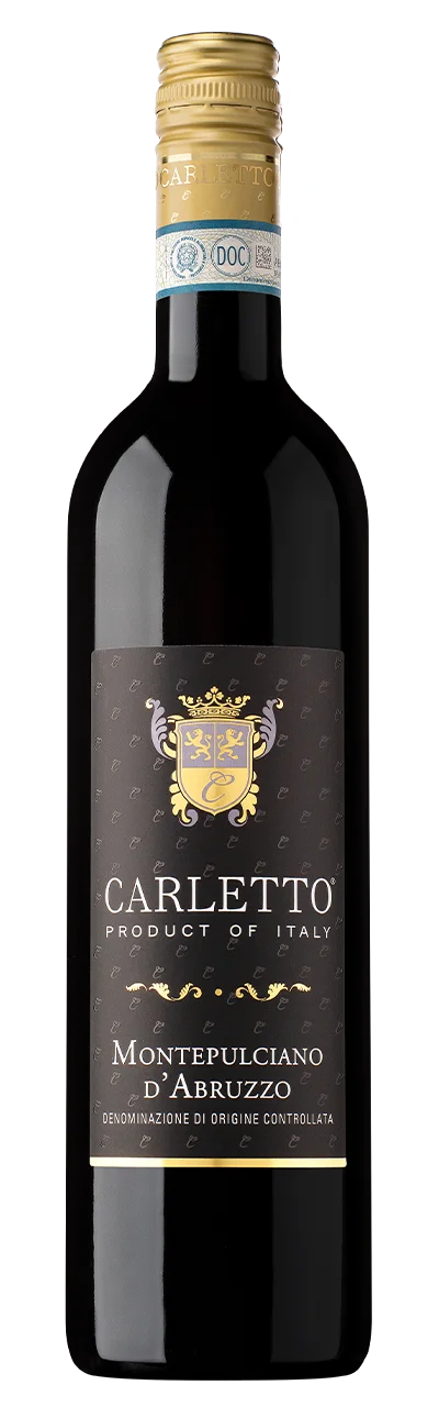 Carletto Montepulciano d'Abruzzo 2022  Front Bottle Shot