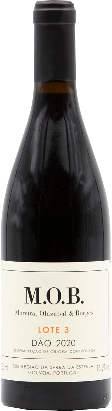 Moreira, Olazabal & Borges M.O.B Vinha Lot 3 Tinto 2020  Front Bottle Shot