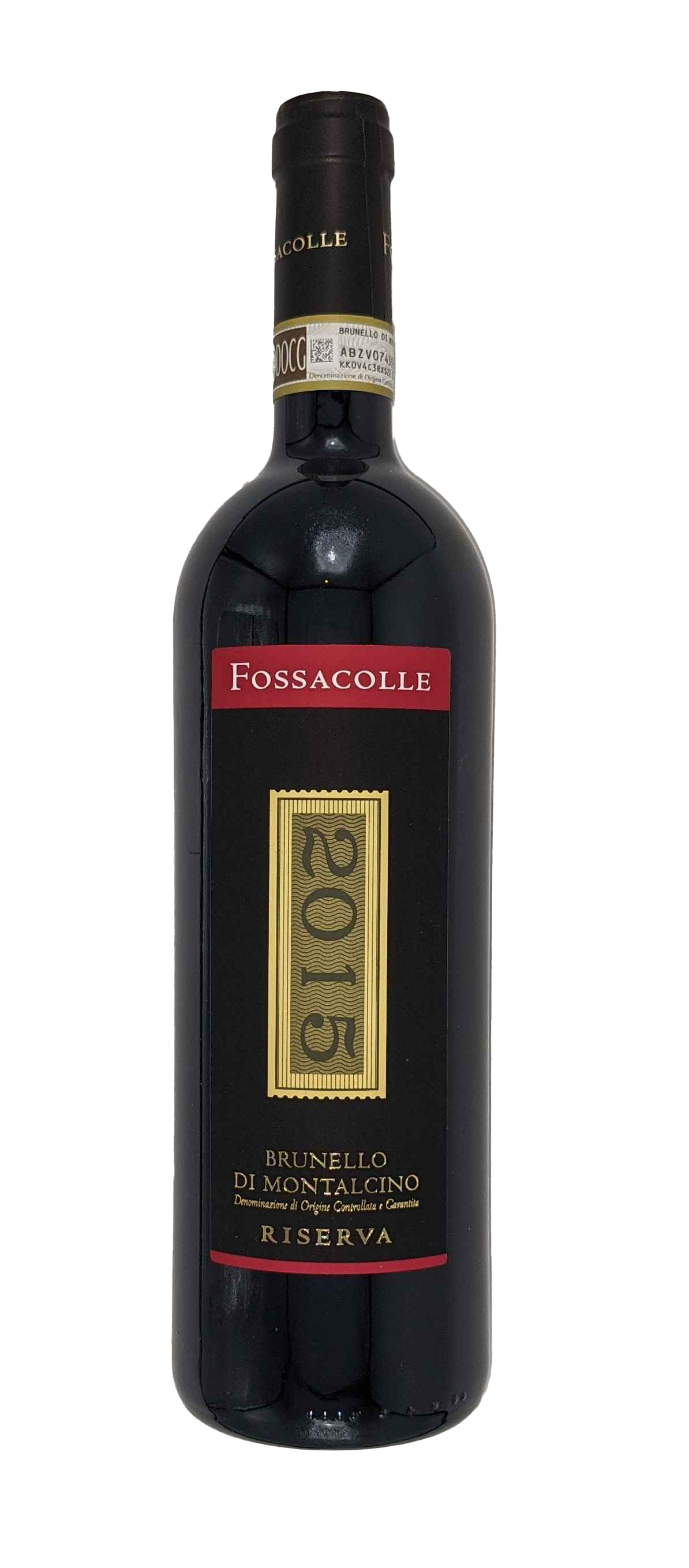 Fossacolle Brunello di Montalcino Riserva 2015  Front Bottle Shot