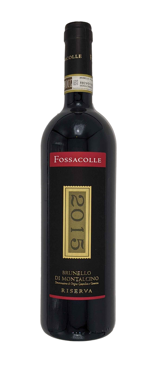 Fossacolle Brunello di Montalcino Riserva 2015  Front Bottle Shot