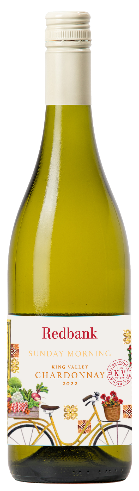 Redbank Sunday Morning Chardonnay 2022  Front Bottle Shot