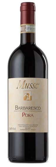 Musso Pora Barbaresco 2020  Front Bottle Shot