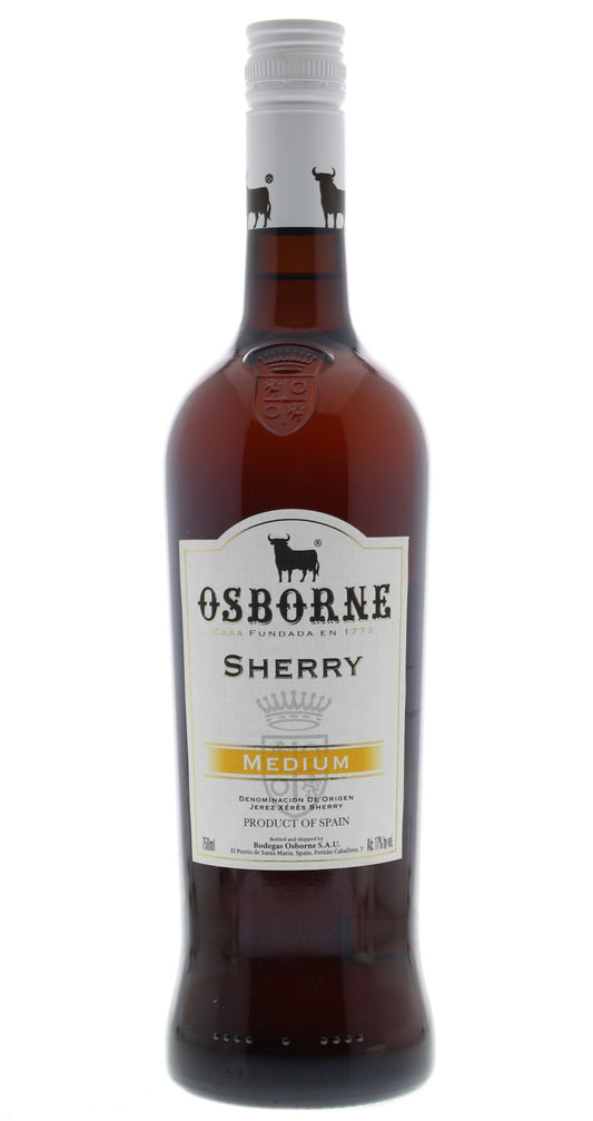 Osborne Medium Sherry  Front Bottle Shot