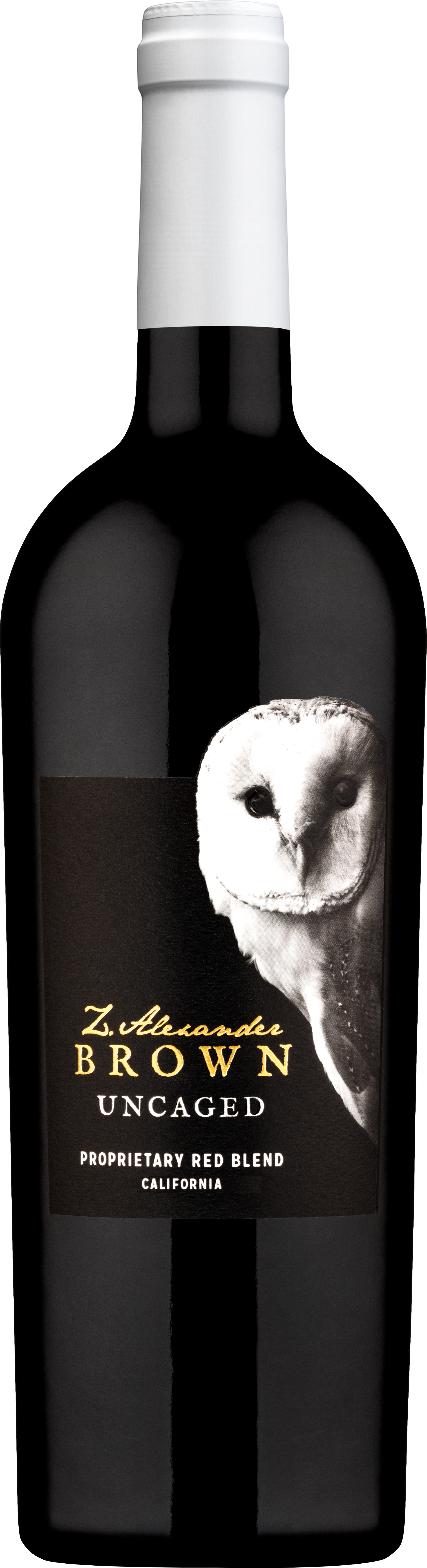Z. Alexander Brown Uncaged Red Blend 2021  Front Bottle Shot