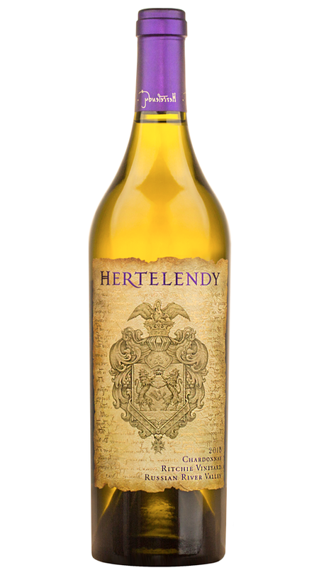 Hertelendy Ritchie Vineyard Chardonnay 2018  Front Bottle Shot