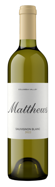 Matthews Winery Sauvignon Blanc 2022  Front Bottle Shot