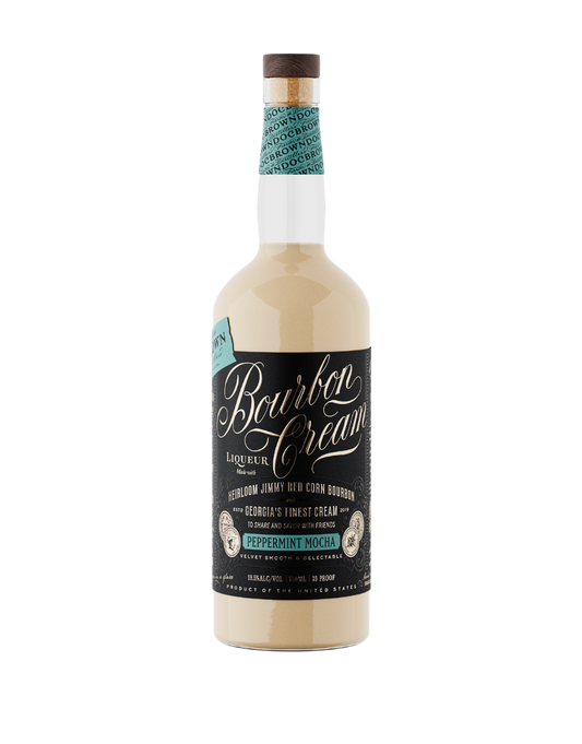 DOC BROWN FARM & DISTILLERS PEPPERMINT MOCHA BOURBON CREAM 750 ML