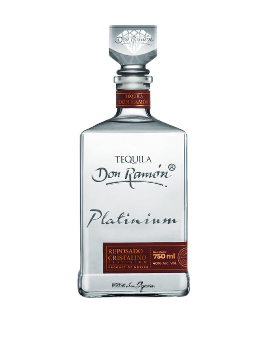 TEQUILA DON RAMÓN PLATINIUM CRISTALINO REPOSADO 750 ML