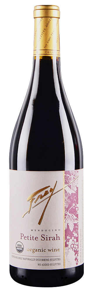 Frey Organic Petite Sirah 2021  Front Bottle Shot