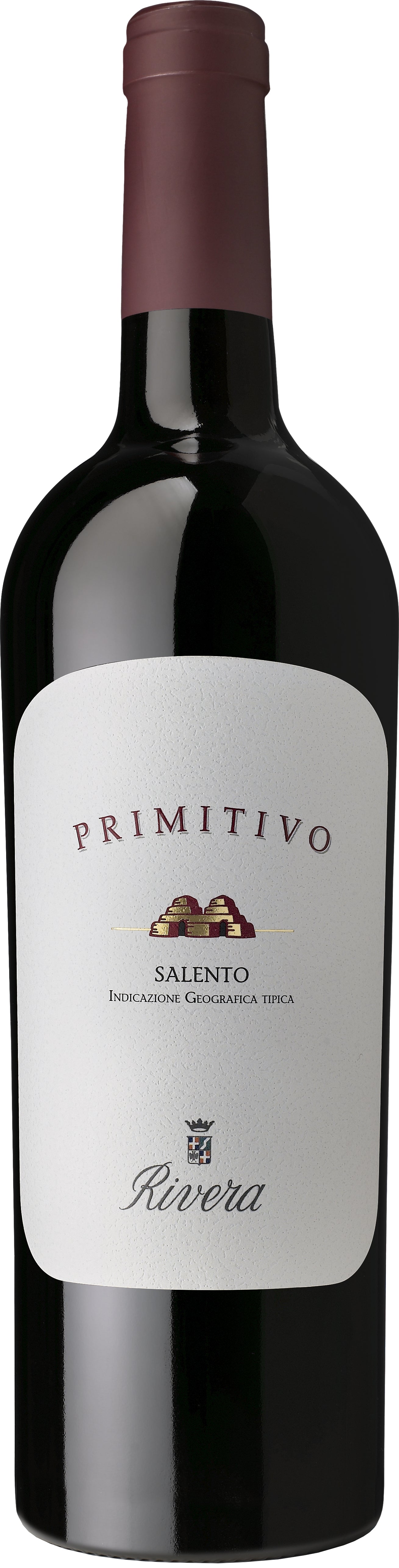 Rivera Salento Primitivo 2022  Front Bottle Shot