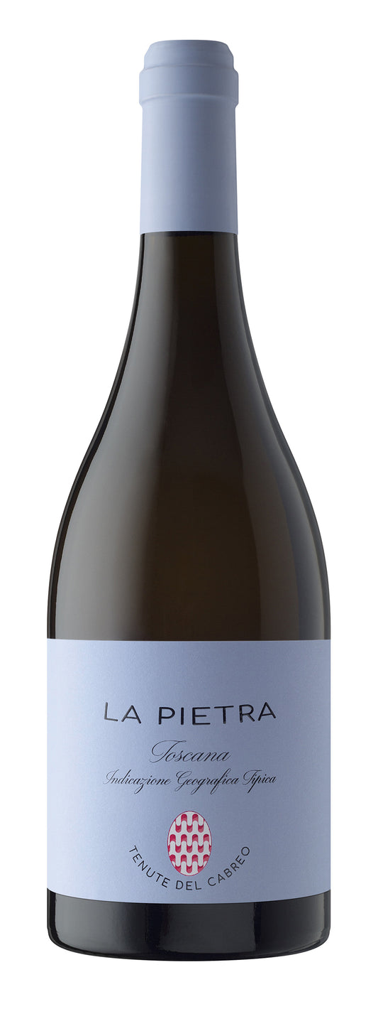 Cabreo La Pietra Chardonnay 2021  Front Bottle Shot