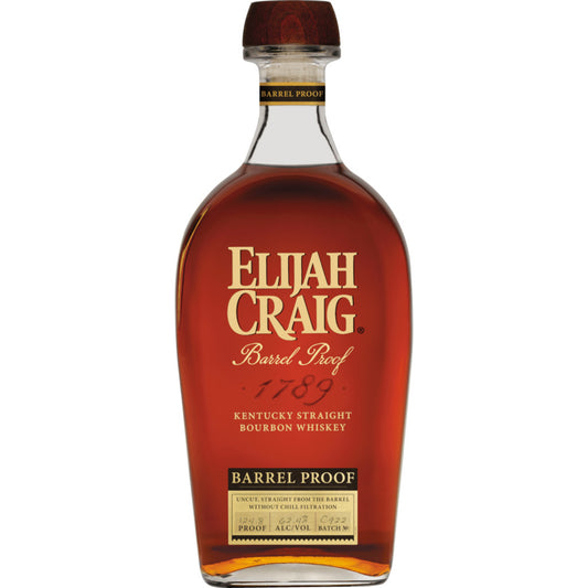 ELIJAH CRAIG BARREL PROOF BOURBON WHISKEY 750 ML