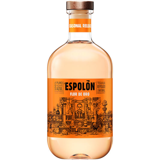 ESPOLÒN FLOR DE ORO TEQUILA REPOSADO 750 ML