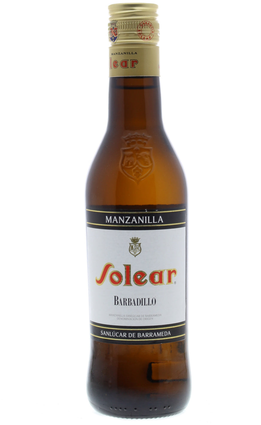 Barbadillo Solear Manzanilla Sherry (375ML half-bottle)  Front Bottle Shot